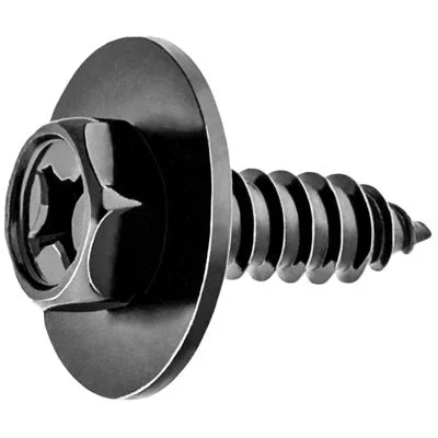 Screws with Zinc Plating for Durability-Auveco # 20557 Phillips Hex SEMS Tapping Screw M6.3-1.81 X 20mm 20mm Outside Diameter Qty 50.