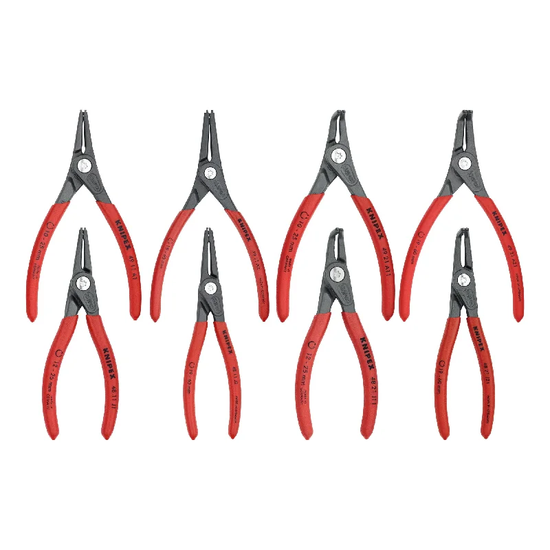 Pliers for DIY Home Projects-Knipex 00 20 04 SB 8 Pc Precision Snap Ring Pliers Set