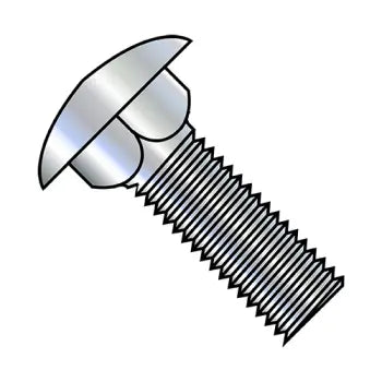 Bolts for Home Improvement Projects-JFAST 6264C - 5/8-11X4  Carriage Bolt Fully Threaded Zinc, Case Quantity: 
60