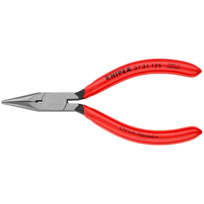 Pliers for Use in Tight Spaces-Knipex 37 31 125 5" Electronics Gripping Pliers-Half Round Tips