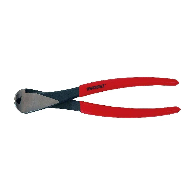 Long-Handled Pliers for Extra Leverage-Teng Tools 8 Inch High Leverage End Cutting Nipper Pliers - MB448-8