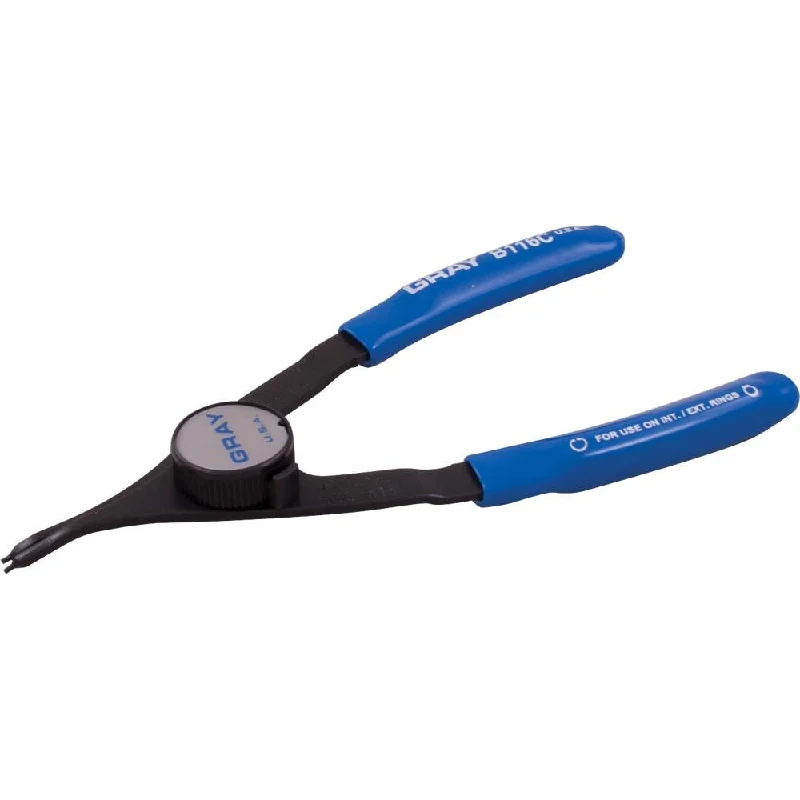 Pliers with Multiple Jaw Positions-Convertible Retaining Ring Pliers