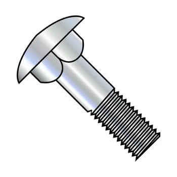 Bolts for Wood and Timber Fastening-JFAST 75120C - 3/4-10X7 1/2  Carriage Bolt Partially Threaded 6" Thread Under Sized Body Zinc, Case Quantity: 
25