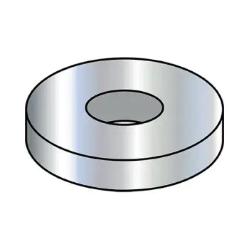 Washers for Use in Electrical Enclosures-JFAST 150WUSS - 1 1/2" USS Flat Washers, Steel, Zinc, Case Quantity: 25000