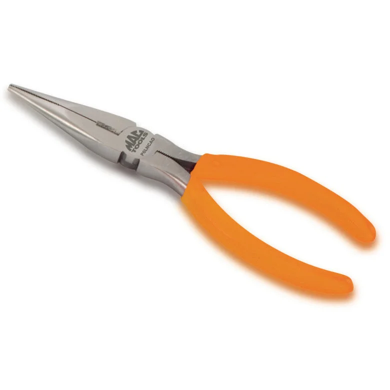 Insulated Pliers for Safety-Long-Nose Pliers with Cutter 6" - Orange