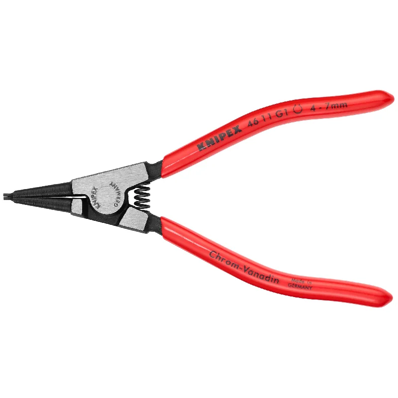 Pliers for Tightening and Loosening Grips-Knipex 46 11 G1 5 1/2" Circlip Pliers for Grip Rings