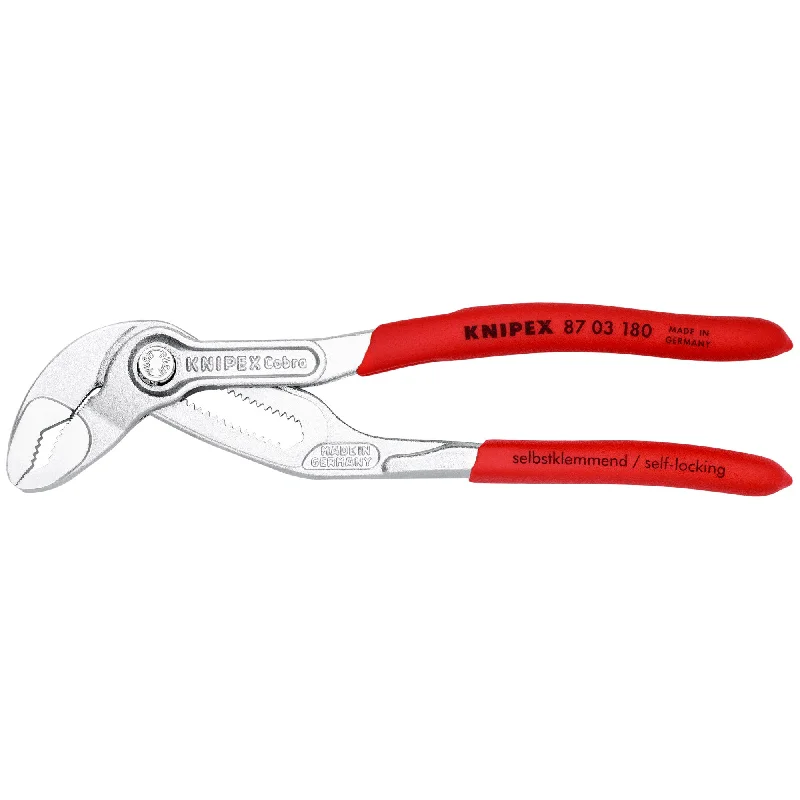 Pliers for Bending and Shaping Wire-Knipex 87 03 180 7 1/4" Cobra® Water Pump Pliers