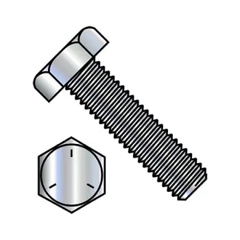 Bolts with Hexagonal Heads for Wrench Use-JFAST 6340BHT5 - 5/8-18X2 1/2  Hex Tap Bolt Grade 5 Fully Threaded Zinc, Case Quantity: 
50