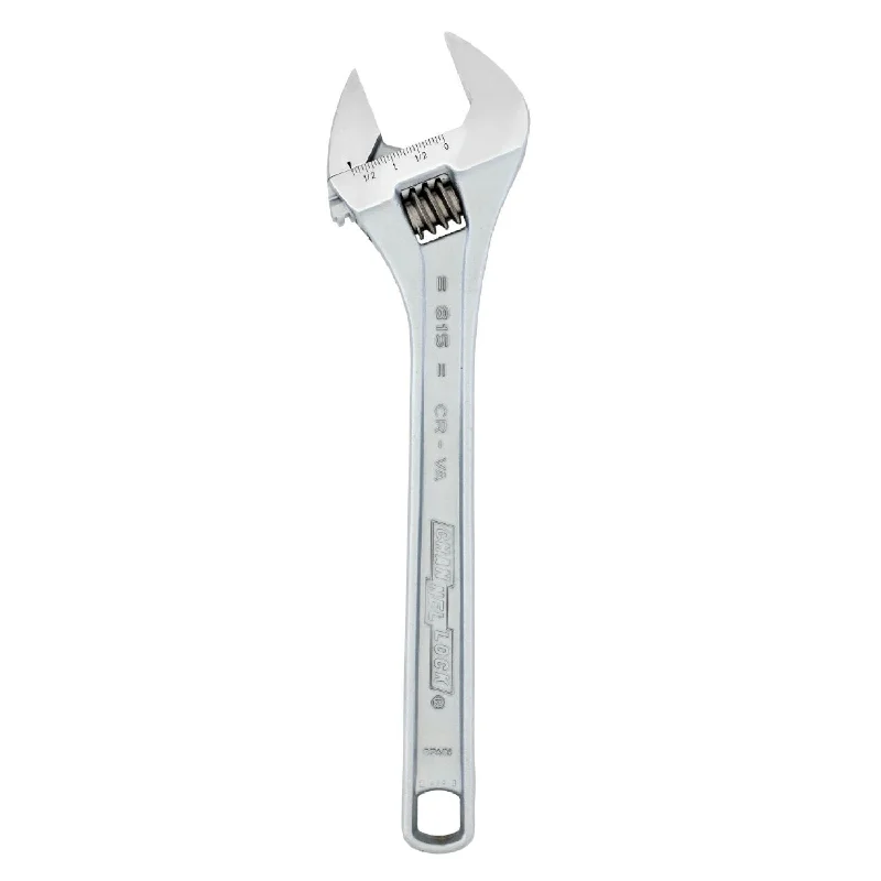 Compact Pliers for Easy Storage-Channellock 815 15 Inch Adjustable Wrench