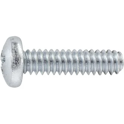 Screws for Installing Air Conditioning Units-Auveco # 15388 10-24 X 3/4" Phillips Pan Head Machine Screw Zinc. Qty 100.