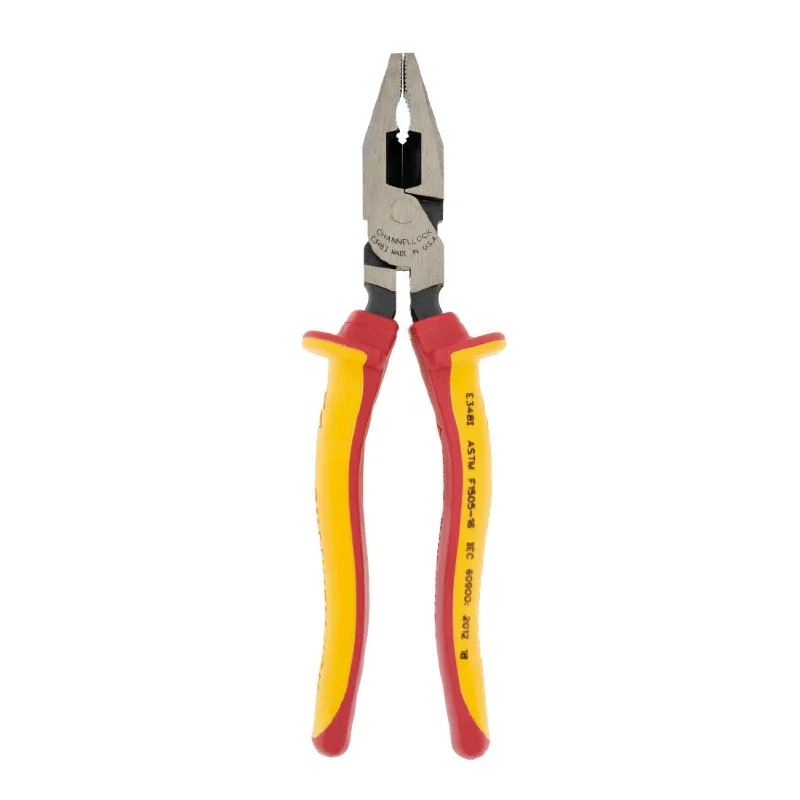 Needle Nose Pliers for Delicate Tasks-Channellock 348I 8-Inch XLT Combination Linemen's Pliers