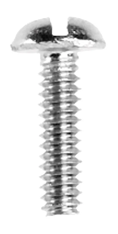 Screws for Fastening Safety Equipment-Danco No. 6-32 x 1/2 in. L Slotted Round Head Brass Bibb Screw (Pack of 5)