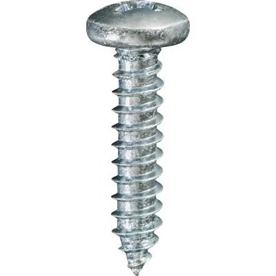 Screws for Heavy Duty Applications-Auveco # 2365 8 X 3/4" Phillips Pan Head Tapping Screw Zinc. Qty 100.