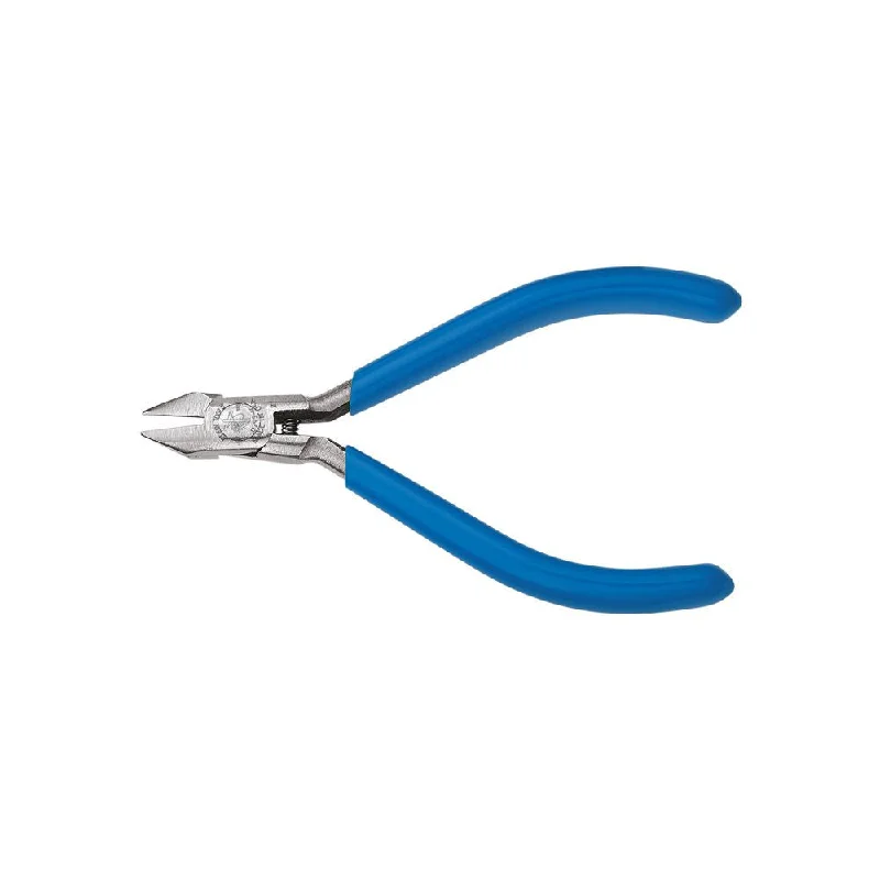 Pliers with Multiple Jaw Positions-Klein Tools D295-4C Diagonal Cutting Electronic Pliers, Tapered Nose, Mini Jaw, 4 In