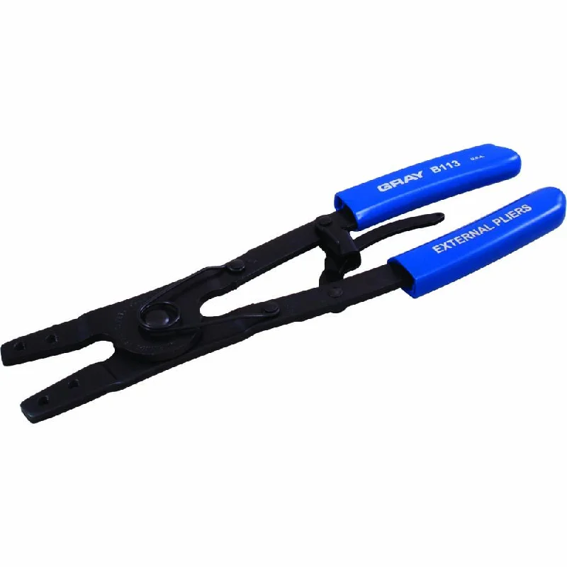 Pliers for Removing Solder-Heavy Duty Internal & External Retaining Ring Pliers with Spring Ratchet Lock Assembly