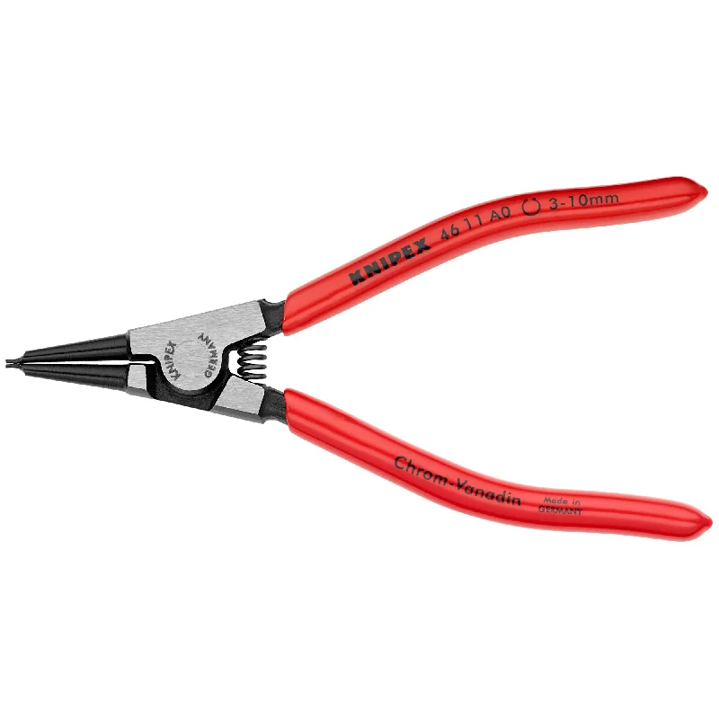 Pliers for Gripping and Manipulating Metal-Knipex 46 11 A0 5 1/2" External Snap Ring Pliers-Forged Tips