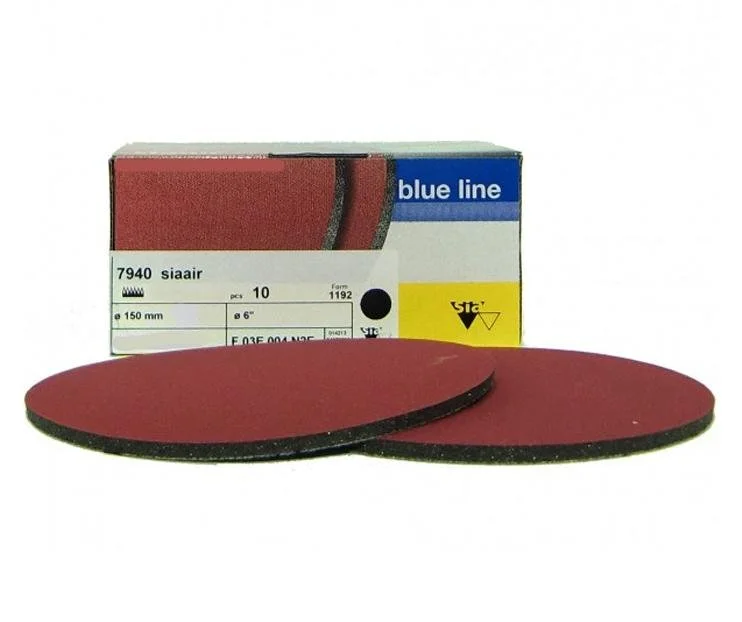 Sandpaper for Smoothing Automotive Surfaces-Sia Siaair 7940 Velvet Sanding Disc 4000 Grit Box of 10 150mm