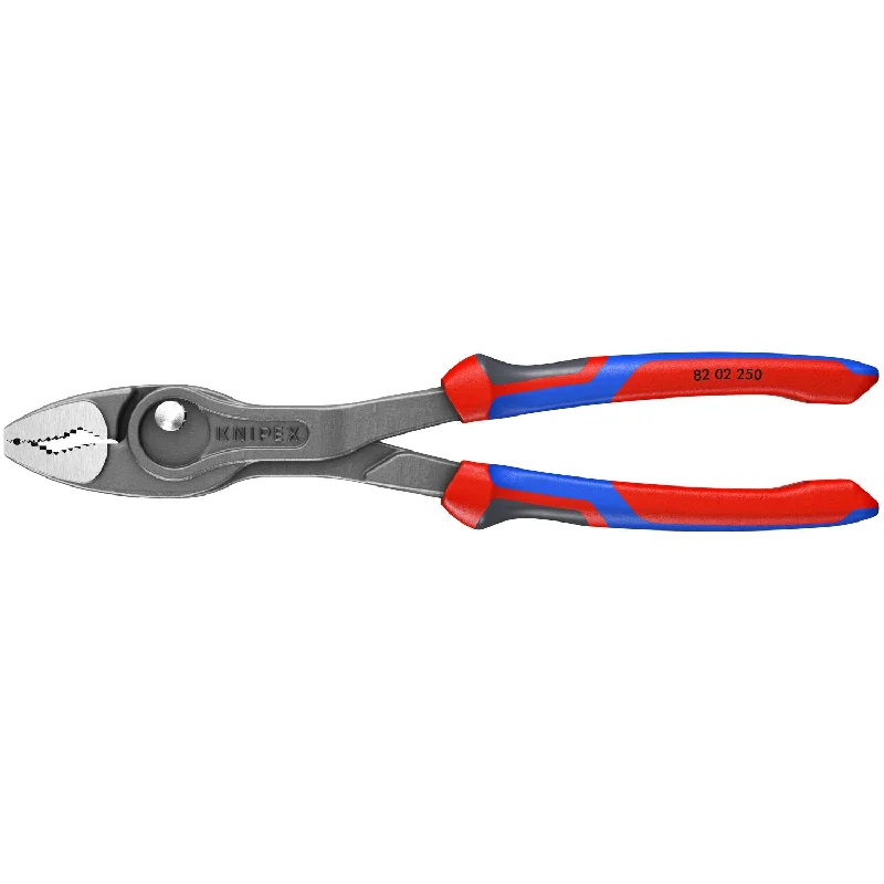 Pliers with Spring-Loaded Action-Knipex 82 02 250 KnipeXtend TwinGrip Pliers, 10"