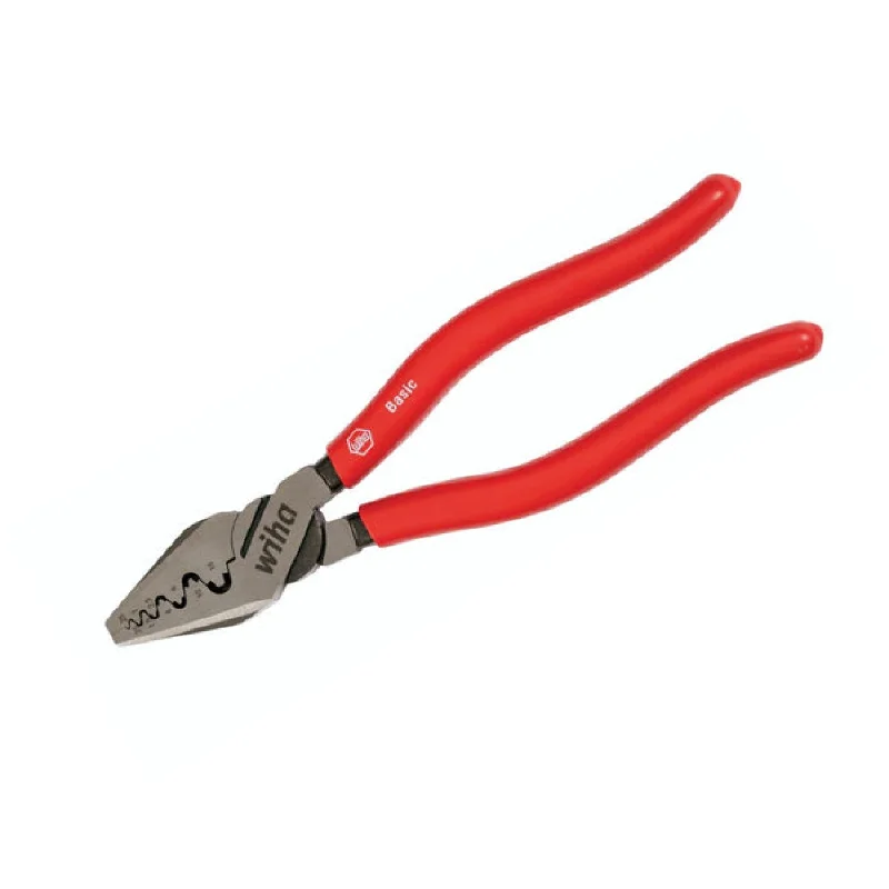 Pliers for Clamping and Holding Parts-Wiha Tools 32605 Classic Grip Crimping Pliers 7 Inch