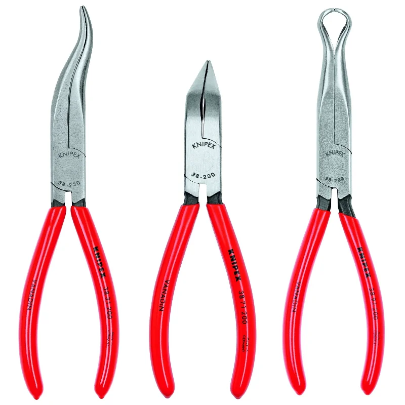 Pliers for Gripping and Twisting-Knipex 9K 00 80 12 US 3 Pc Mechanics Tool Set