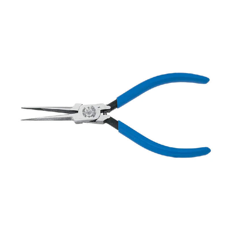 Pliers with Spring-Loaded Action-Klein Tools D335-51/2C Long Needle-Nose Pliers, Extra Slim, 5"