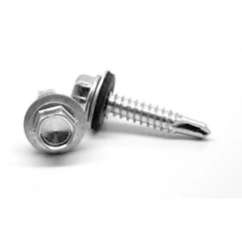 Screws for Fixing Hinges to Doors-Grip-Rite Pro-Twist No. 12 Sizes X 1 in. L Hex Round Washer Head Sheet Metal Screws 1 lb