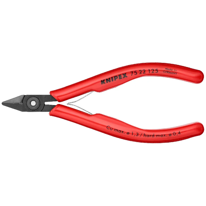 Adjustable Pliers for Different Sizes-Knipex 75 22 125 5" Electronics Diagonal Cutters