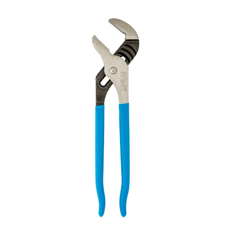 Spring-Action Pliers for Effortless Use-Channellock 440 12-Inch Straight Jaw Tongue & Groove Pliers