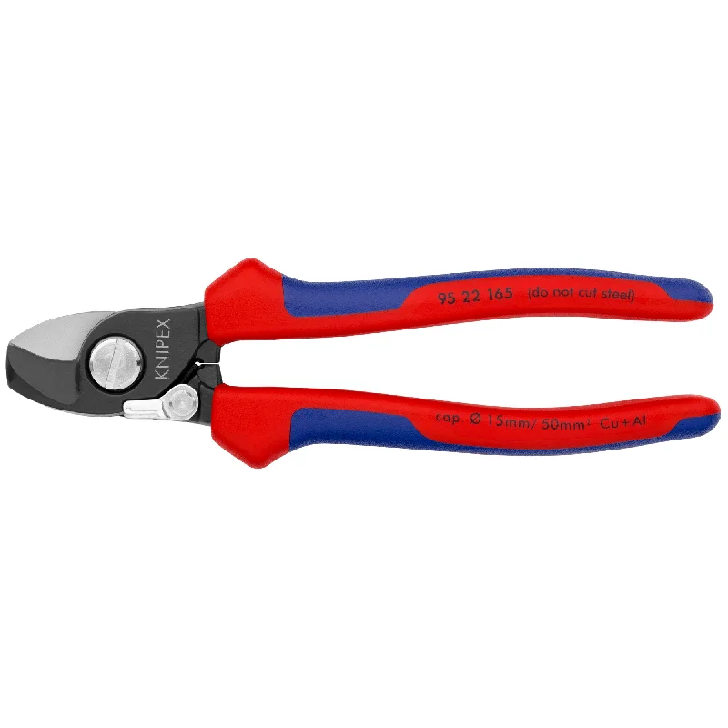 Compact Pliers for Easy Carrying-Knipex 95 22 165 6 1/2" Cable Shears - Old Version