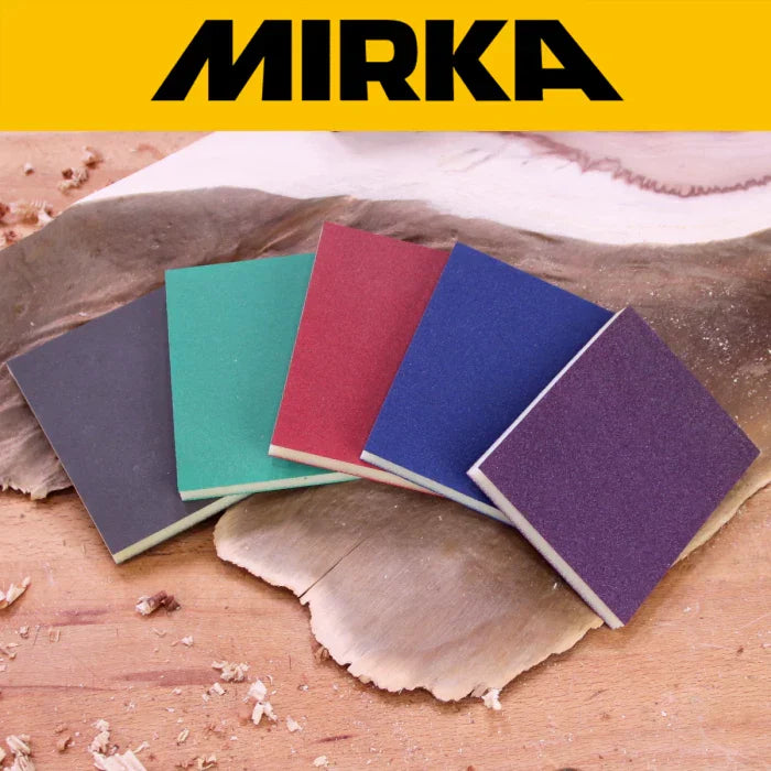 Sandpaper for Removing Old Varnish from Wood-Mirka Flexible Sanding Pads, 10 Pc. or 25 Pc Packs