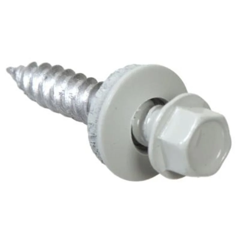 Wood Screws for Easy Threading-Grip-Rite Pro-Twist No. 9 Sizes X 1 in. L Hex Hex Head Screws w/Washers