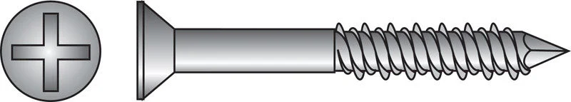 Screws for Electrical Devices and Fixtures-HILLMAN 1/4 in. D X 3-3/4 in. L Steel Flat Head Concrete Screw Anchor 100 pk