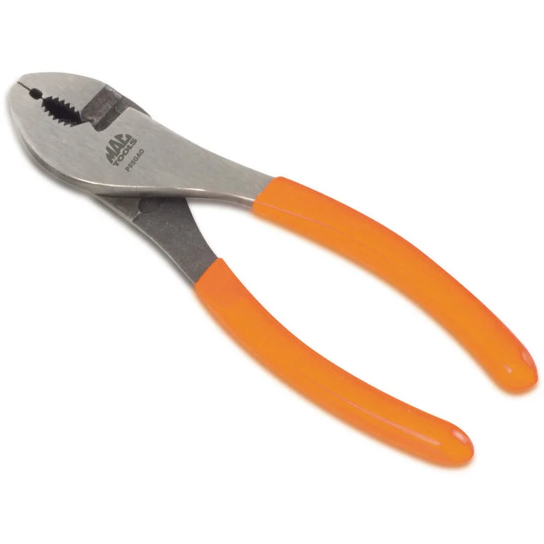 Pliers with Non-Conductive Handles-Slip-Joint Pliers 8" - Orange