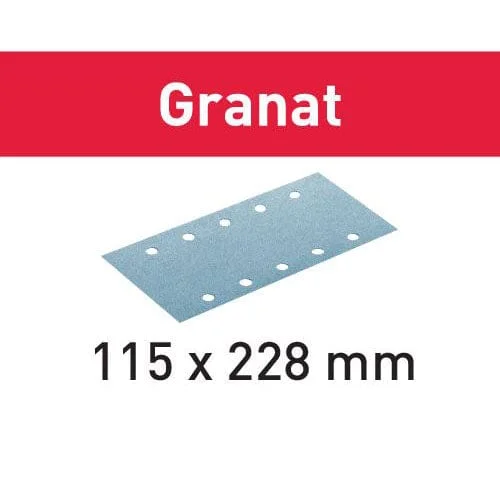 Sandpaper for Polishing Granite and Stone Surfaces-Granat 115X228mm Sanding Sheet, P150 – 100 pack