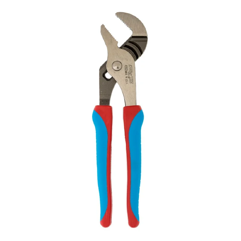 Pliers with Multiple Jaw Positions-Channellock 420CB 9.5-inch Code Blue Straight Jaw Tongue & Groove Pliers