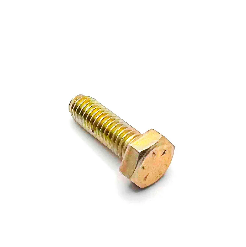 Bolts for Anchoring Concrete Slabs-5/16-18 x 1in UNC Grade 8 Hex Cap Screw Yellow Zinc