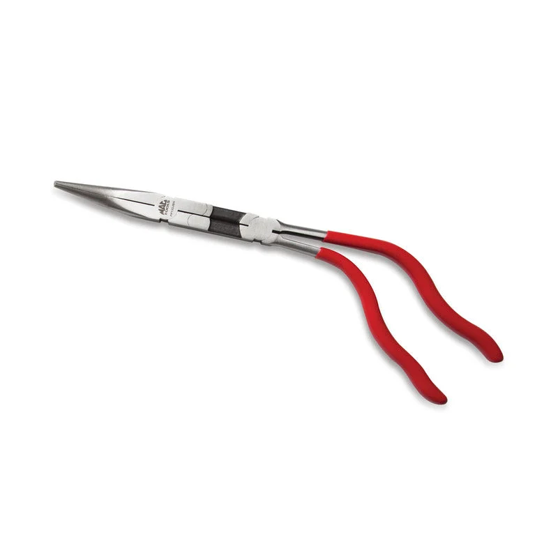 High-Quality Pliers for DIYers-Double-Jointed Pistol-Grip Long-Reach Bent Long-Nose Pliers 13"