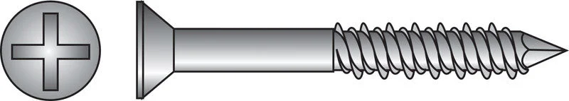 Screws for Fitting Hardware-HILLMAN Tapper 1/4 in. D X 4 in. L Steel Flat Head Concrete Screw Anchor 100 pk