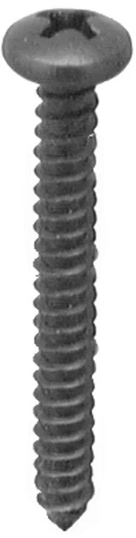 Best Screws for Woodworking-Auveco # 11924 #10 X 1-1/4" Phillips Pan Head Tapping Screw - Black Oxide. Qty 50.