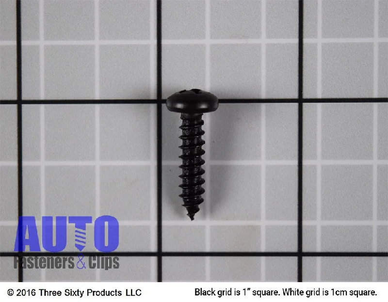 Screws for Securing Window Frames-Auveco # 11922 #10 X 3/4" Phillips Pan Head Tapping Screw - Black Oxide. Qty 100.