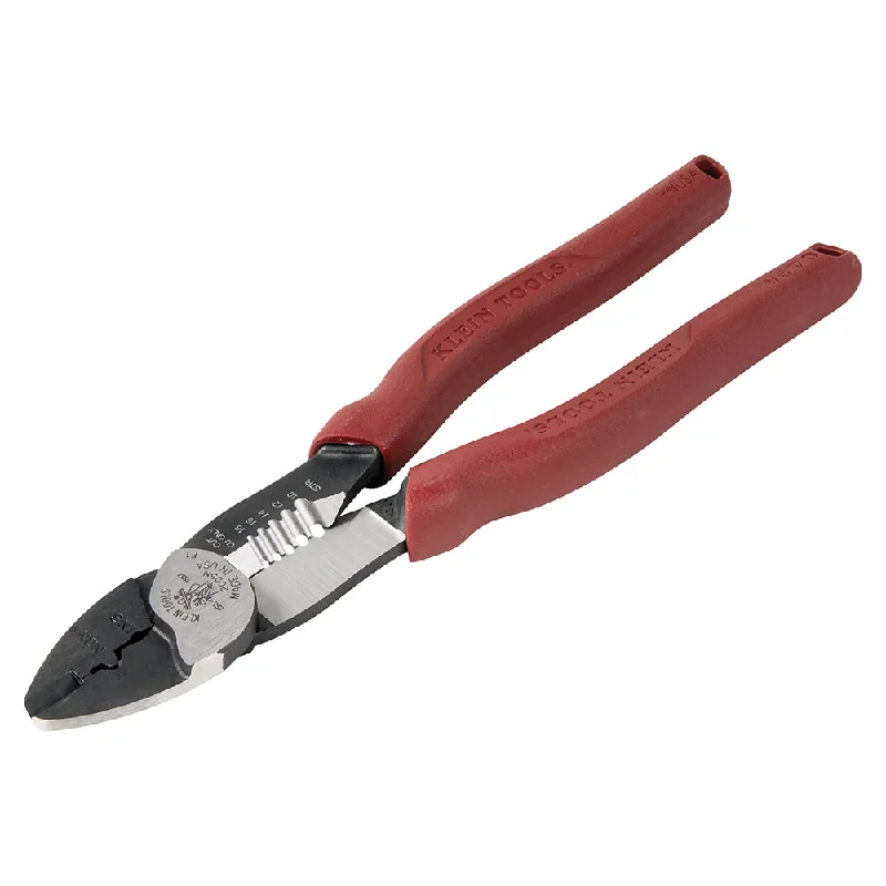 Pliers for Stripping Coated Wires-Klein Tools 2005N Forged Steel Wire Crimper, Cutter, Stripper