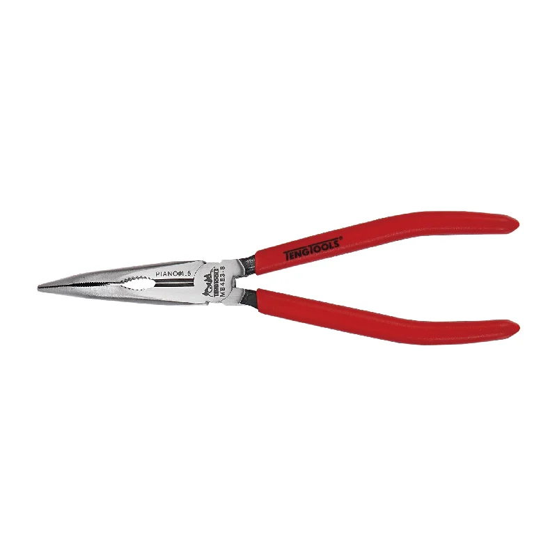 Pliers for Automotive Repairs-Teng Tools Long Nose Bent Pliers