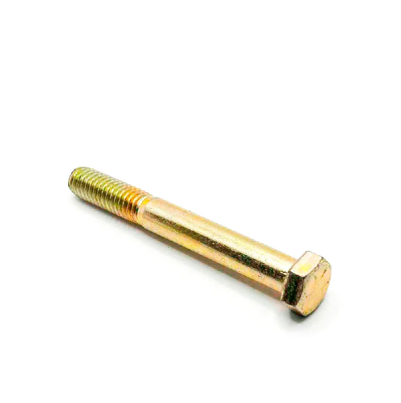 Bolts for Securing Solar System Components-3/8-16 x 3in UNC Grade 8 Hex Cap Screw Yellow Zinc