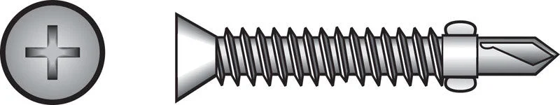 Screws for Outdoor Decking-HILLMAN No. 10-24 X 1-7/16 in. L Phillips Wafer Head Sheet Metal Screws 100 pk