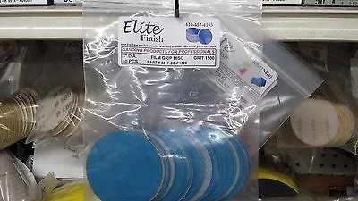 Sandpaper for Smoothing Marble and Stone-Elite Finish Disc 3'' Gripon 1000 Grit Sandpaper  50 pack Wet or Dry