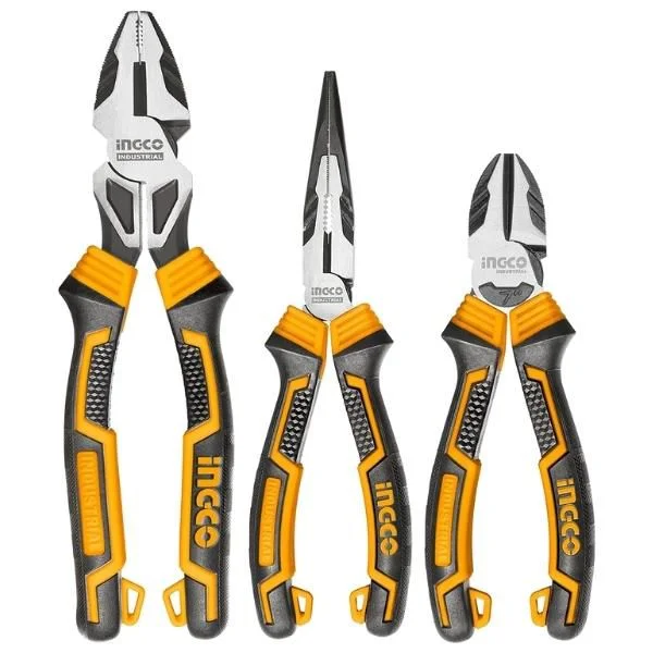 Insulated Pliers for Safety-Ingco - Plier Set - 3 Piece