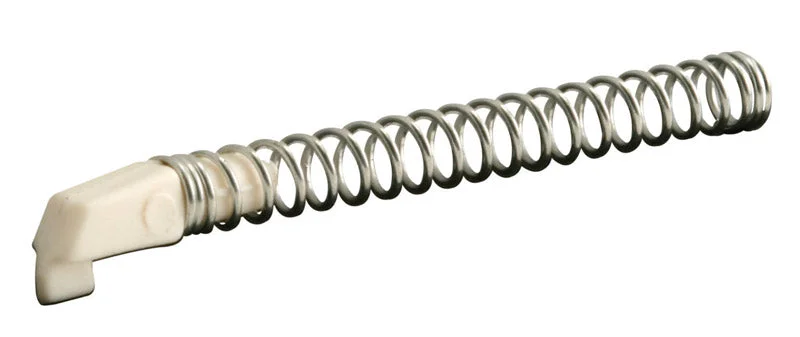 Galvanized Bolts for Corrosion Resistance-Prime-Line Make-2-Fit Zinc-Plated White Plastic Slide Bolt 1-1/2 in. L 1 pk