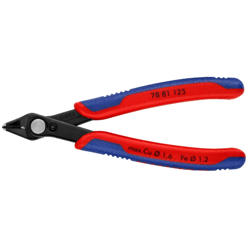 Needle Nose Pliers for Delicate Tasks-Knipex 78 81 125 5" Electronics Super Knips®