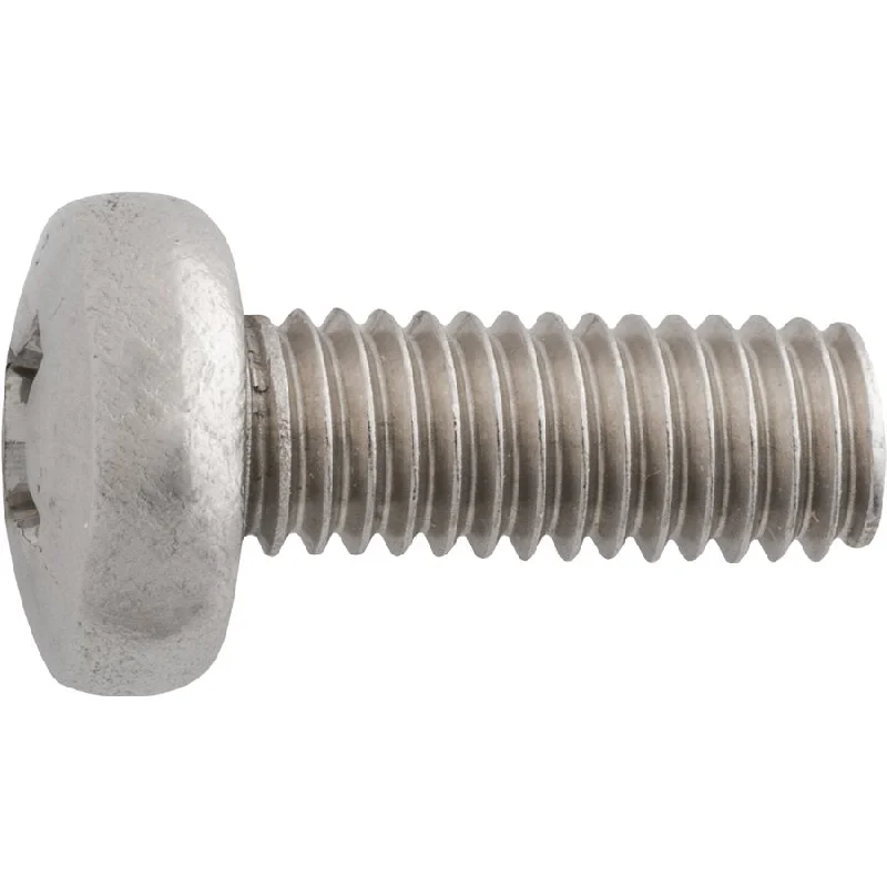 Screws for Installing Ceiling Fans-Auveco # 24471 6 X 16mm Phillips Pan Head Machine Screw-Stainless Steel. Qty 25.