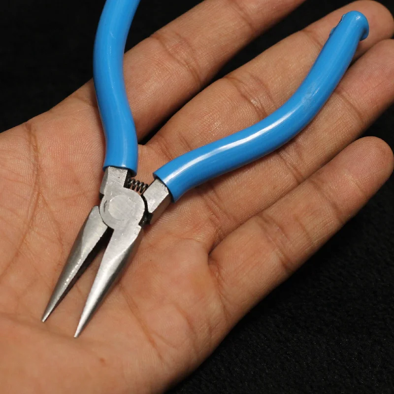 Pliers with Built-in Spring Mechanism-1 Pc Flat Nose Plier